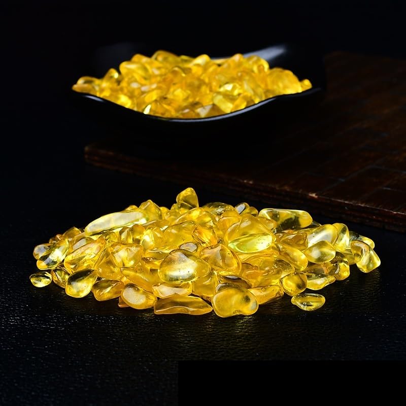 Grava Decorativa para acuarios, Difusor de aceites Esenciales de Grava de Cristal de 5-12 mm for peceras y macetas. Paisajismo.(5-7mm1000g)