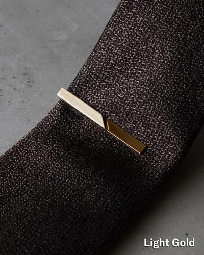 [TAVARAT] Tie Clip Tie Clips for Men Black Silver Tie Bar Tie Pin Tps-0553