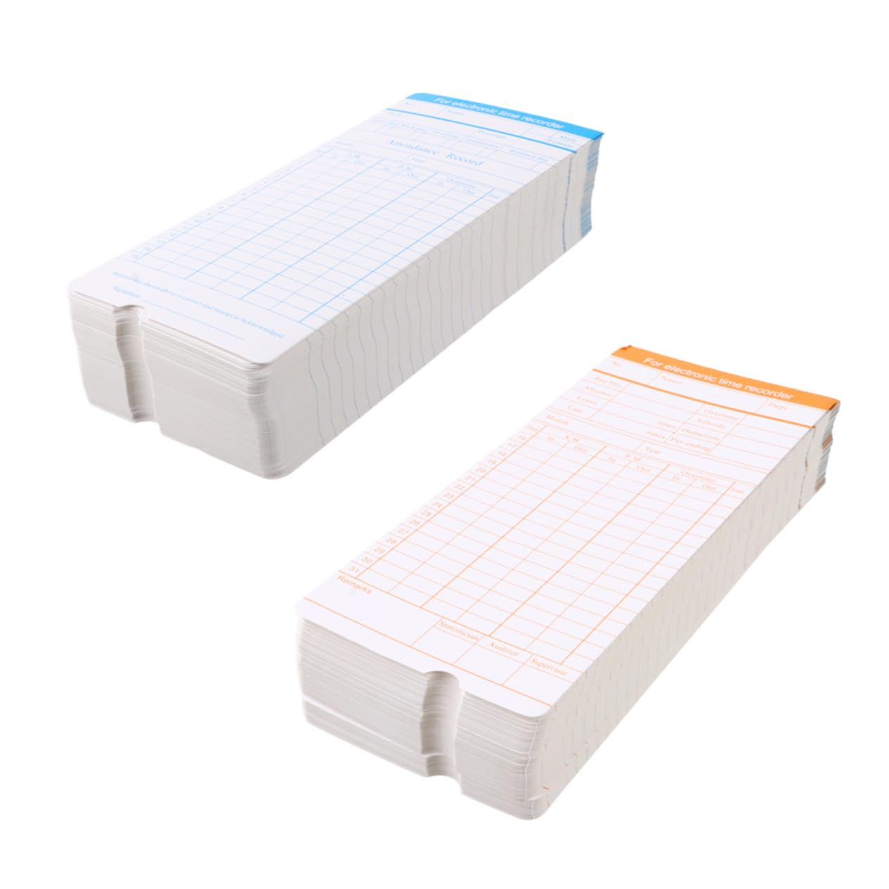 Tofficu 200 Sheets English Attendance Card Checkout Timecards Biweekly Pukka Living Timecards Reverse Clock Card Commuting Time Recorder Cards The Paper Factory Upunch Cards Ups Paper Jam