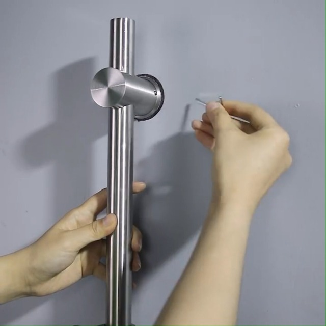 Asta Doccia In Acciaio Inox 304 - Regolabile In Altezza E Angolo, Finitura Spazzolata, 650mm, Per Tutta La Famiglia - Foto 8