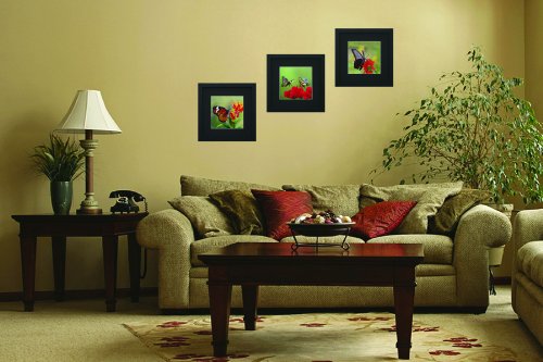King Silk Art 100% Handmade Embroidery Butterfly In A Red Flower Floral Chinese Print Framed Wildlife Butterfly Painting Gift Oriental Asian Wall Art Décor Artwork Hanging Picture Gallery 33013Wfg #TOP3