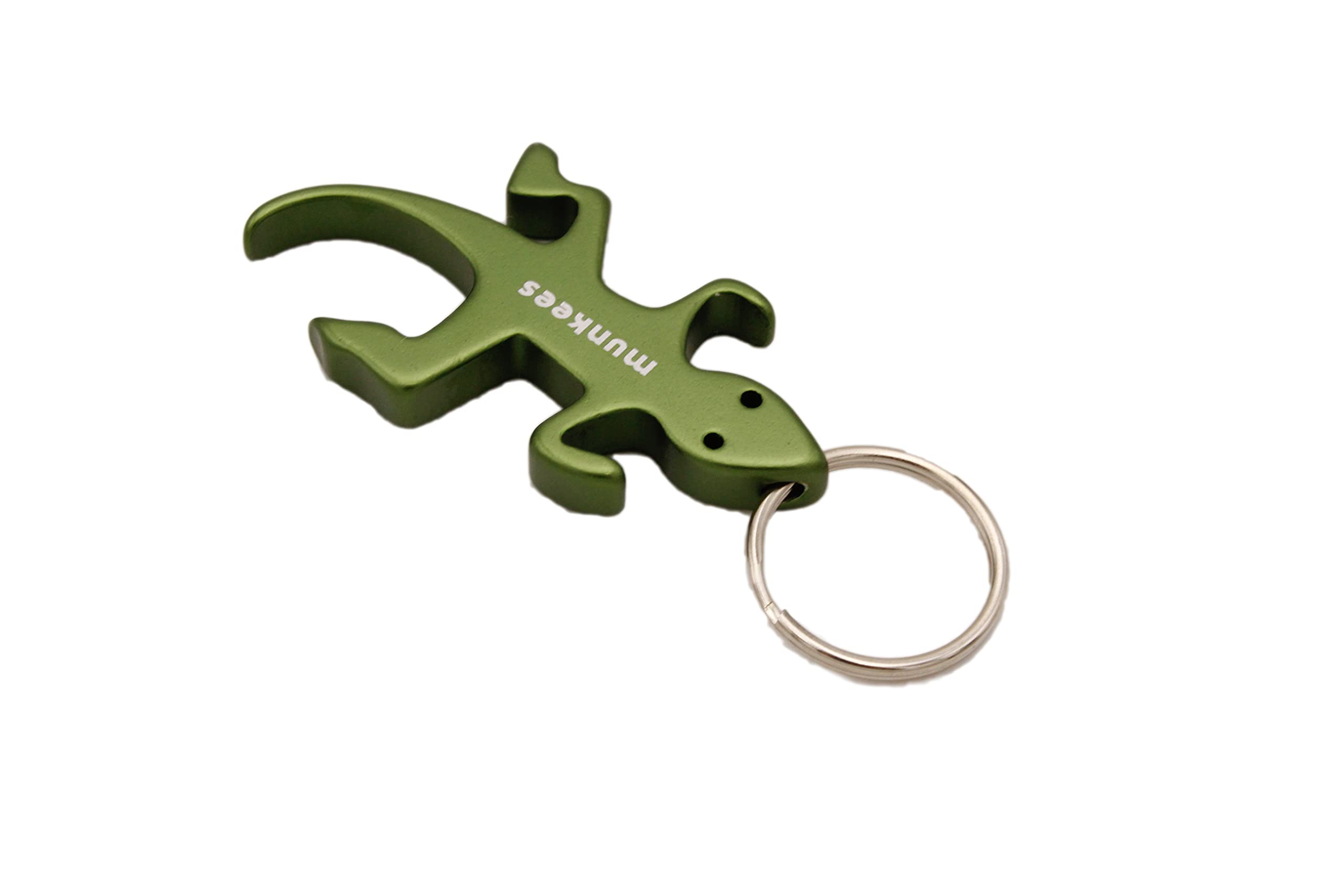 Munkees Animal Bottle Opener Keychains - Mini Land Animal Key Rings For Beer, Wine & Cans