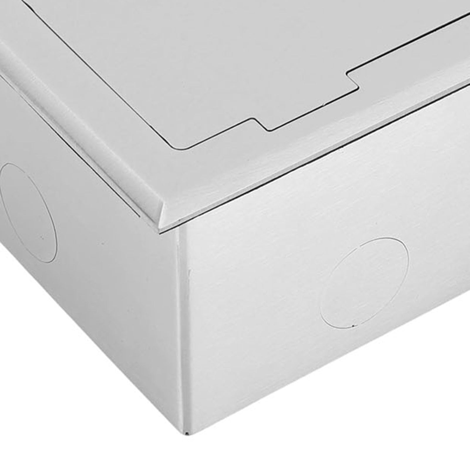 Bewinner Kit Scatola di Derivazione da Incasso a Pavimento, 3 Prese Multifunzionali a 3 Poli 16A 4000W, Struttura in Acciaio Inossidabile con Guarnizione Impermeabile per Ufficio, Hotel, Scuola, Casa