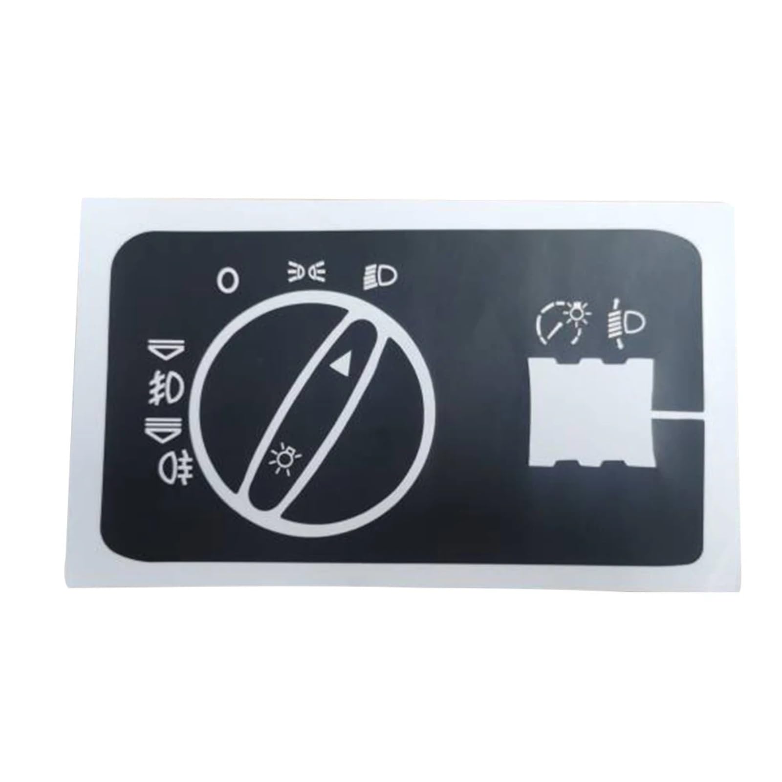 Interior Button Stickers Compatible with A3 for 8L 1996-2003 1 Set Headlight Button Repair Stickers Worn Knob Switch Interior Decals Decoration Car Styling
