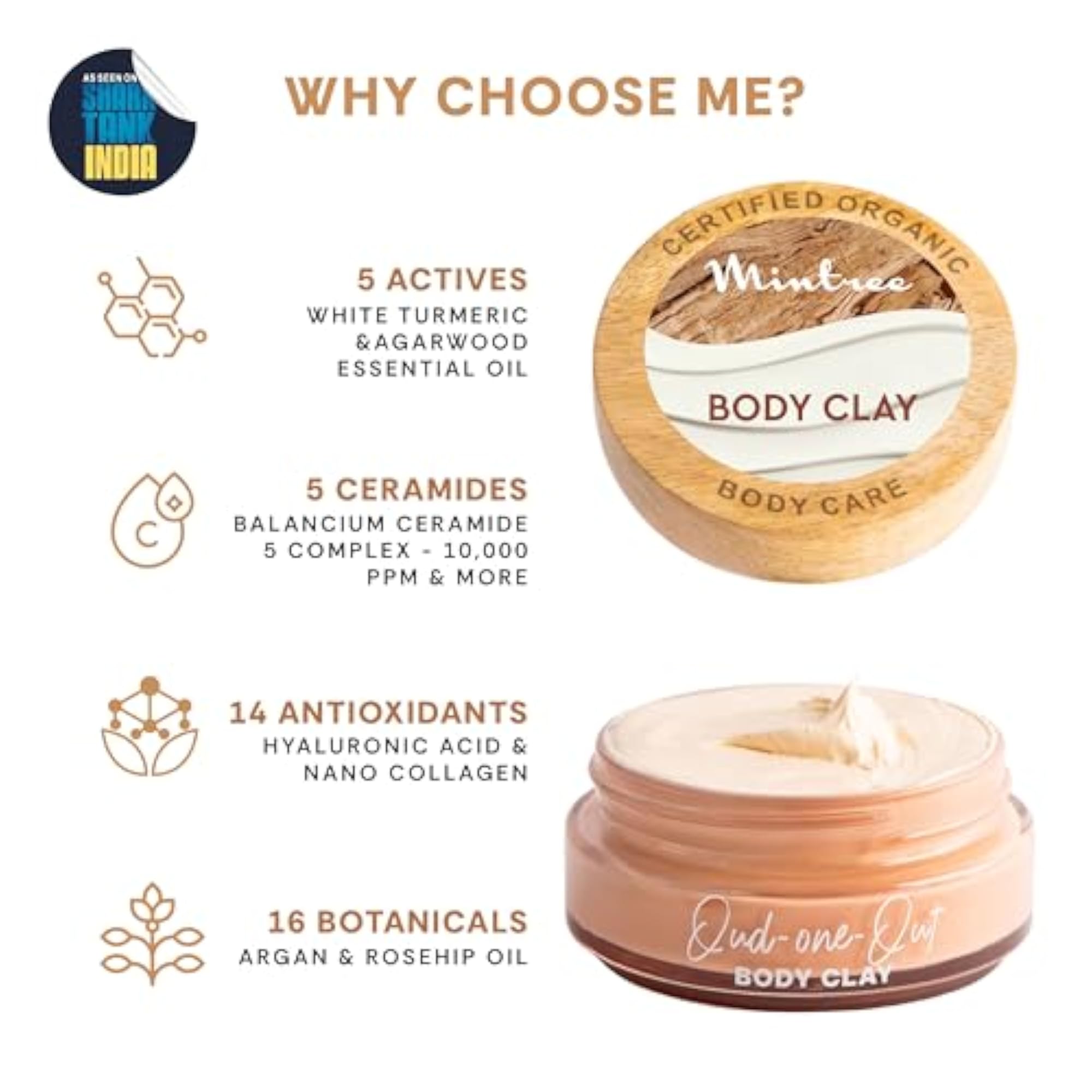 Certified Organic Oud De Tan Body Mask, Unisex