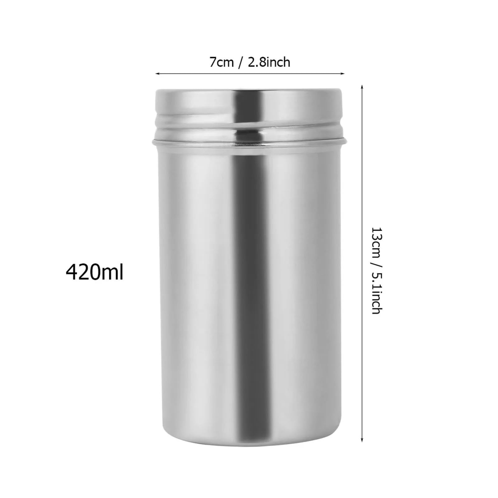 Aufbewahrungsglas Trockenfrüchte 3 stücke Edelstahl Versiegelt Lagerung Jar Tragbare Tee Kaffee Bohnen Getrocknete Obst Behälter Große Edelstahl Versiegelt Lagerung Tank