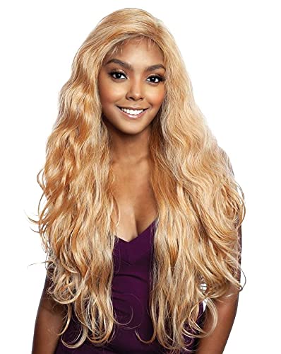 Mane Concept Brown Sugar Human Hair Mix Invisible Whole Lace Wig - BSI406 OLEANDER (BUG)