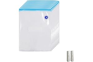 Large Vacuum Storage Bags for Clothes: Pack of 50 (8.6x11 Inches)