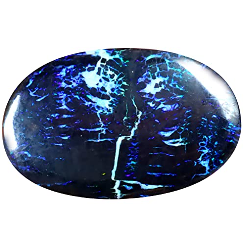 Opale australienne Boulder 19x12 mm, pierre précieuse en vrac 100 % naturelle