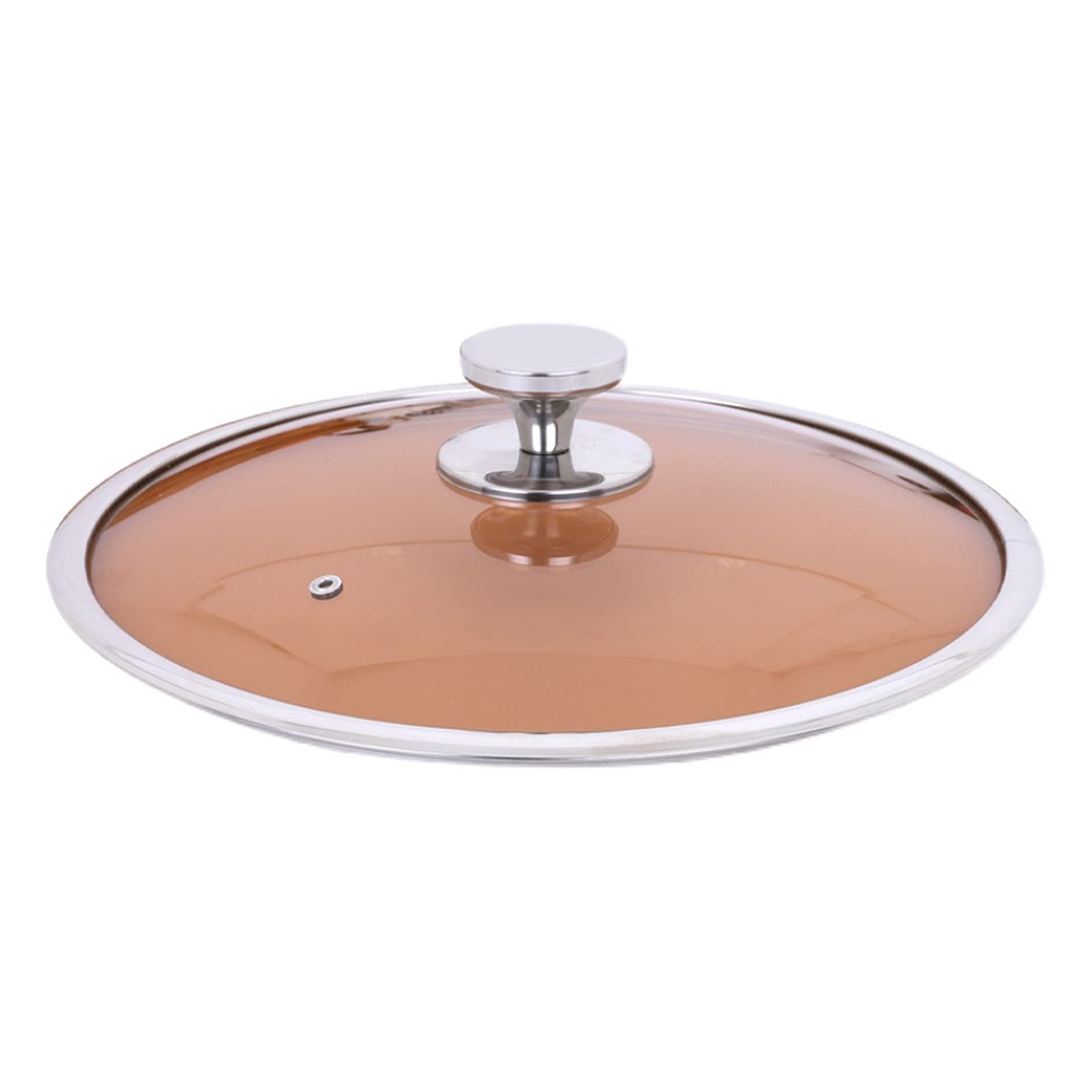 Pfannendeckel, Deckel aus gehärtetem Glas, verdickter Universaldeckel mit Edelstahlgriff, breiter Topfdeckel für den Haushalt, für Pfannen, Töpfe und Bratpfannen, für Dec,EIN 24cm