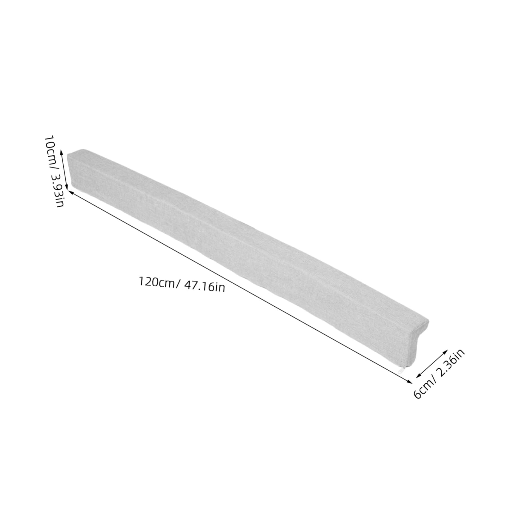 Levemolo Shaped Bed Gap Filler Foam for Couch Armchair Protection Non Slip Effortless Installation for Bedrooms Reduces Risks of Falling Items