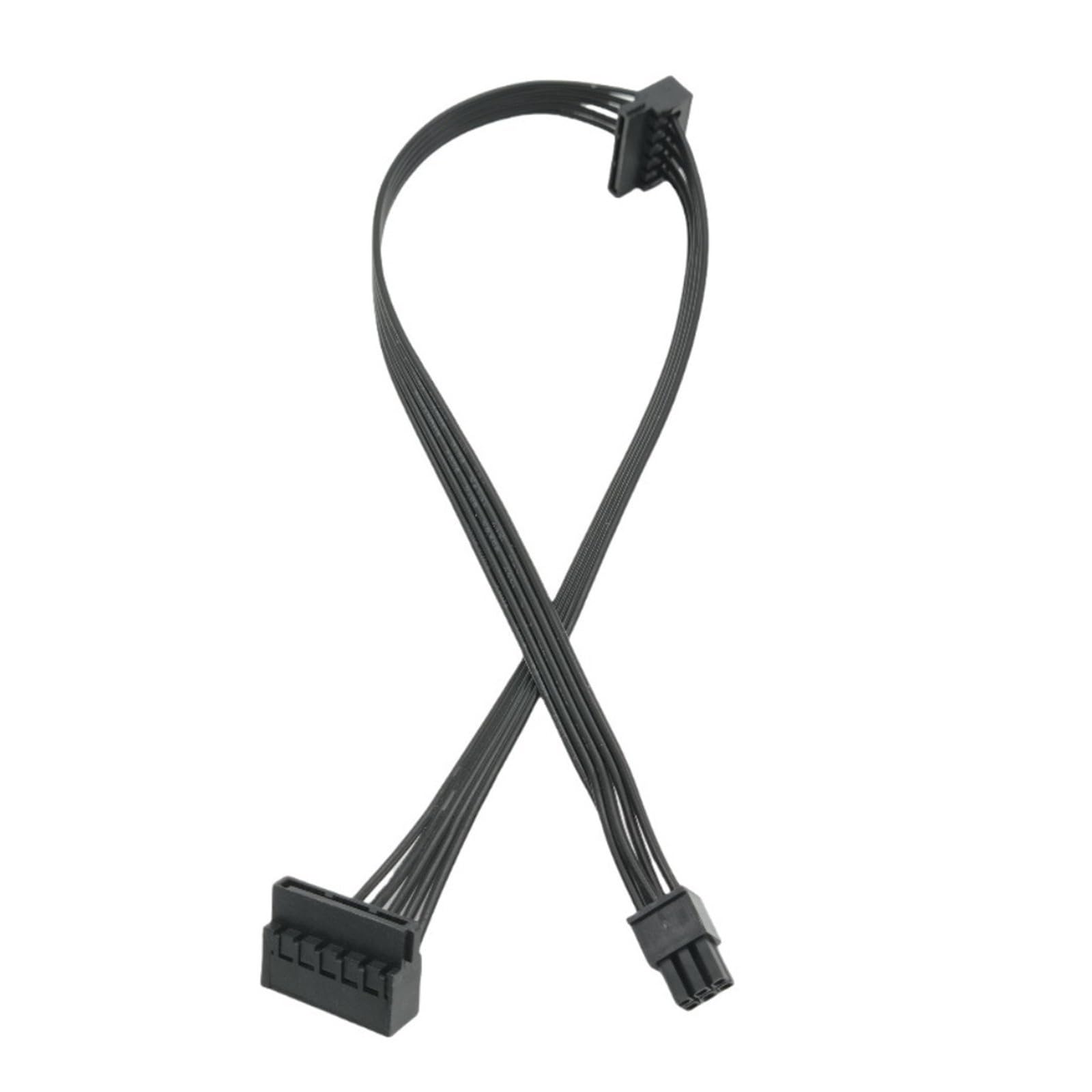 Cavo di alimentazione splitter mini da 6 pin a SATA(Mini 6Pin to 2 SATA)