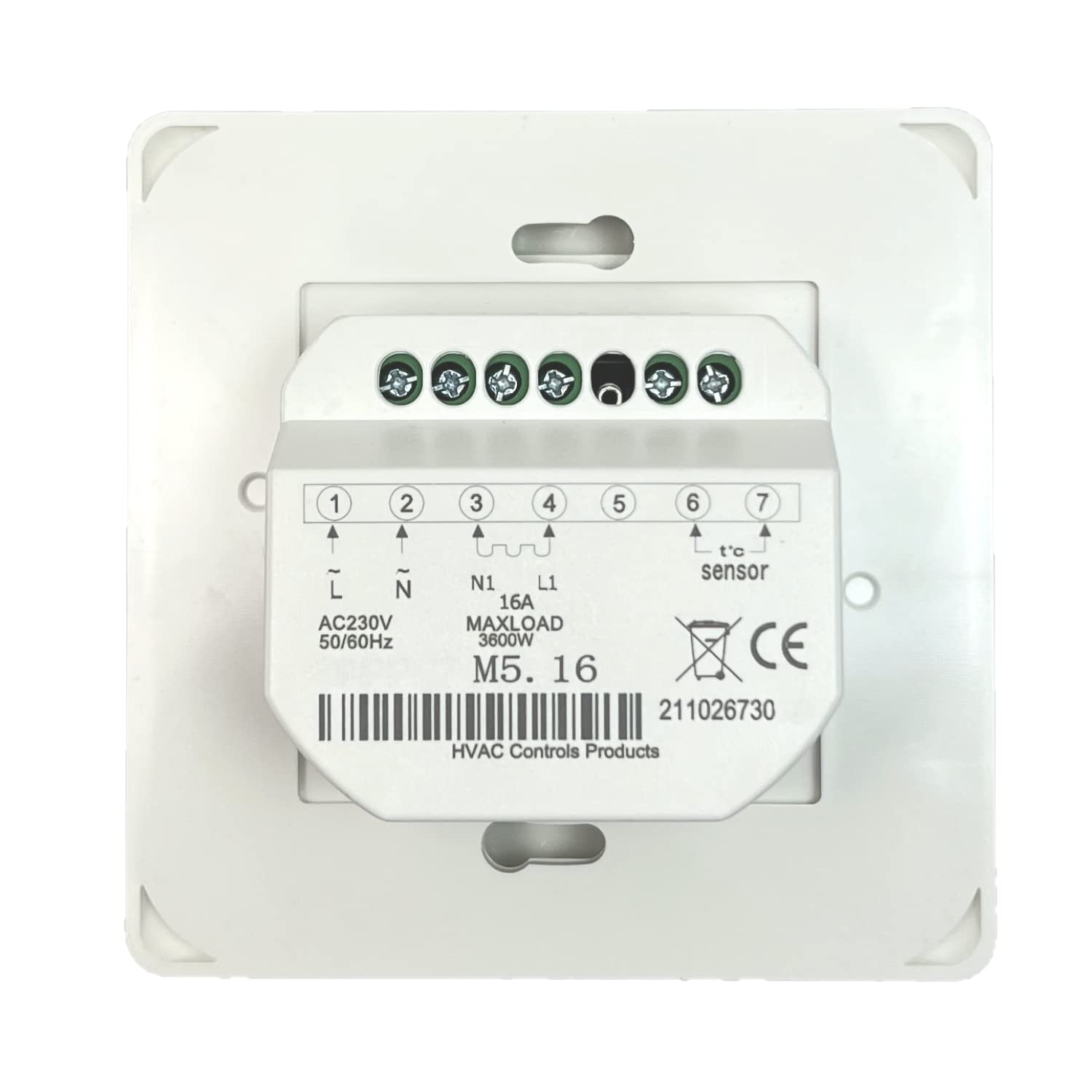 Elektrische Fußbodenheizung HoWaTech Lux Folienheizung für Renovierung Laminat Parkett Vinyl Komplett Set Heizfolie 80 W/m² inkl. Thermostat, Folienlänge & Fläche:2.5m / 1.25m²