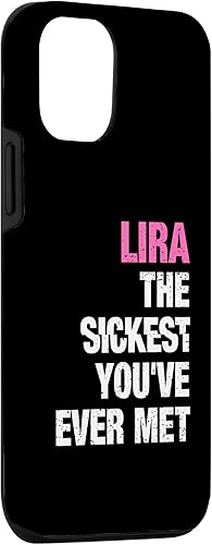 Miniatura 3 de Funda con nombre personalizada para iPhone 14 Pro Lira The Sickest You Ever Met