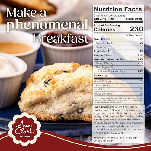 Image of Ann Clark Traditional Lemon Blueberry Scone Mix