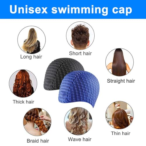 Image of First Lens Squre Swimming Cap for Men & Women - Peach - SC13