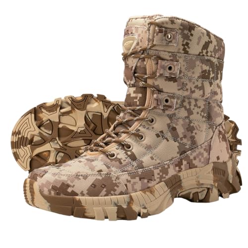 Men's Lightweight Tactical Combat Boots Lightweight & Slip-Resistant Sole