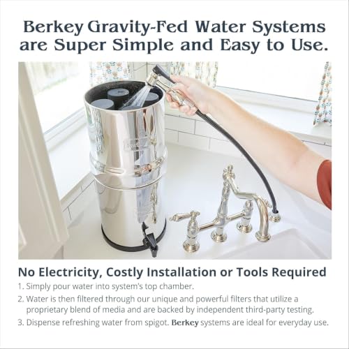 Big Berkey 2.25 Gal Gravity Water Filter System with BB9-2 Filters - Image 5