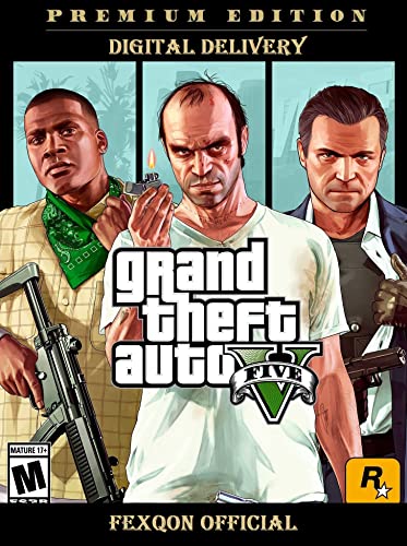 Grand Theft Auto 5 Premium Edition (GTA 5) (Enterprise Pack, Cash, DLC’s, ,000,000) PC (No CD/DVD)