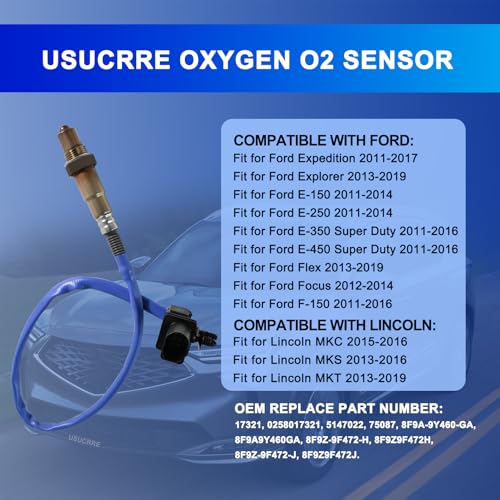 Sensor de oxígeno 17321 compatible con Ford y Lincoln miniatura 2