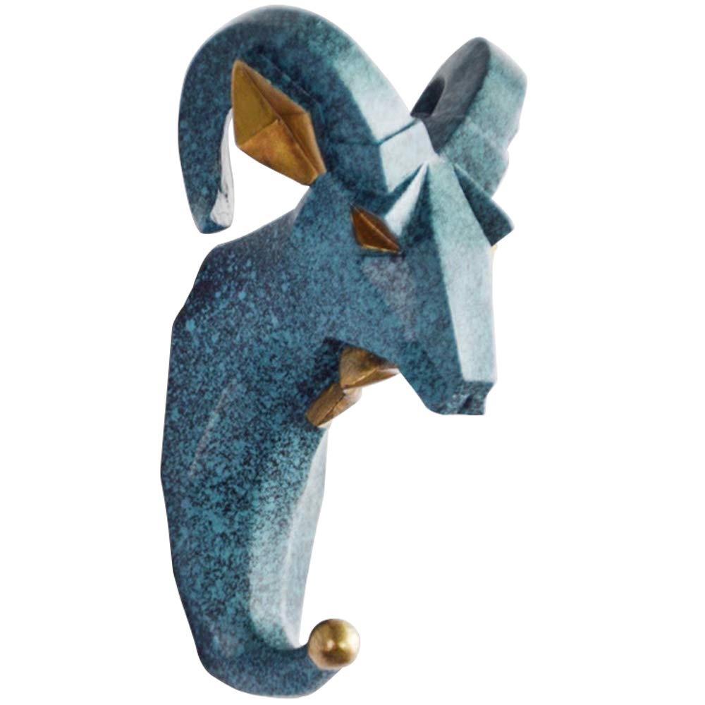 TZAMLI Elefant Wandhaken - Harz Kleiderhaken Selbstklebend Blau
