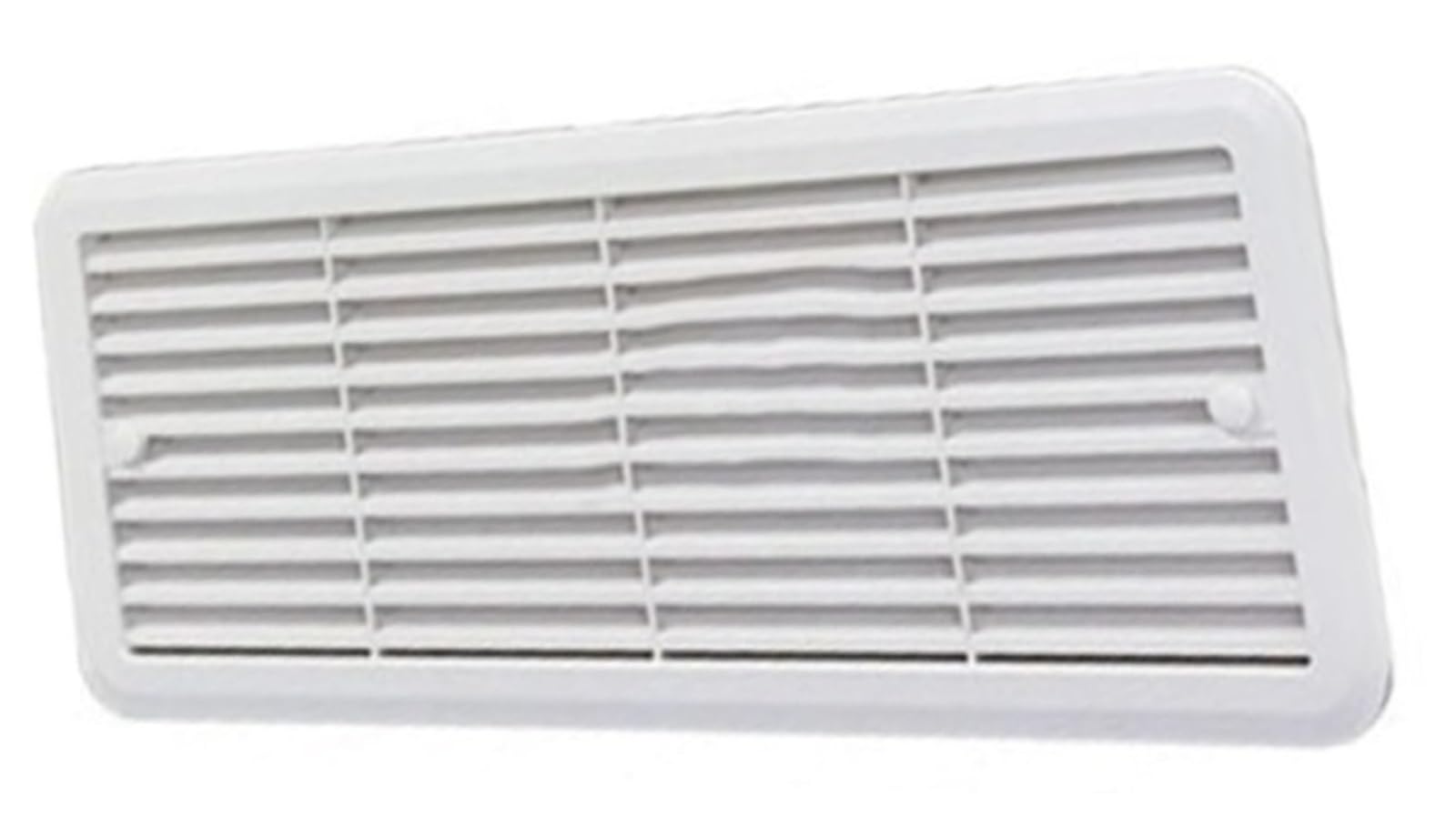 Rejilla de ventilación de montaje for frigorífico Dometic 62445480, 483x186 mm, cubierta de ventilación ABS for frigorífico de caravana, autocaravana o furgoneta camper.(White)