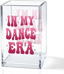 In My Dance Era, suporte de acrílico para cosméticos, porta-pincéis de maquiagem engraçados, presentes para dançarinas, líderes de torcida, mulheres, meninas, organizador de banheiro para
