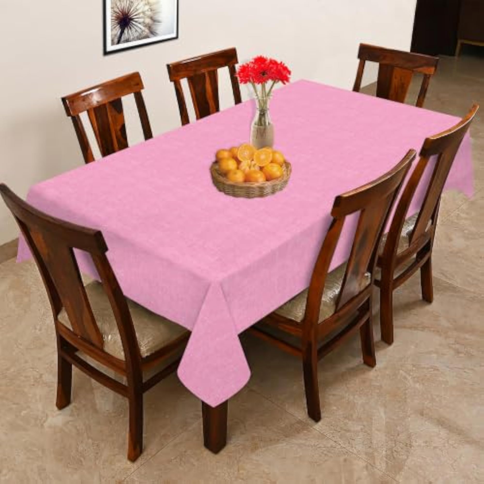 Chambray 6 Seater Table Cloth/Cover - Pack of 1