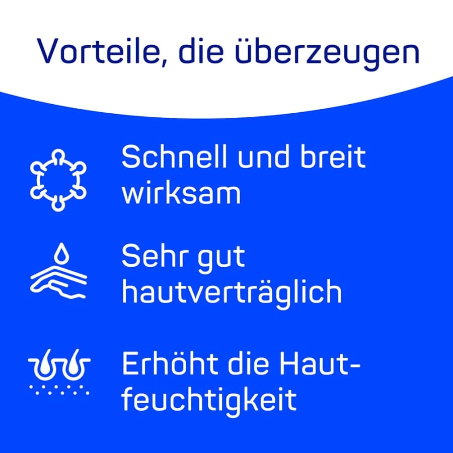 Bode Sterillium Classic Pure Händedesinfektionsmittel, farbstoff- und parfümfrei, für hygienische Handdesinfektion, 3 x 1000 ml