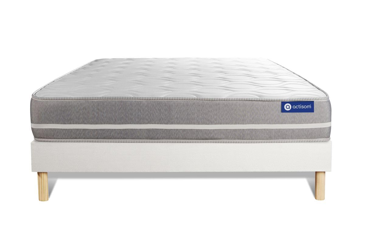 Ensemble Matelas Sommier 140x190 cm - Actimemo Touch