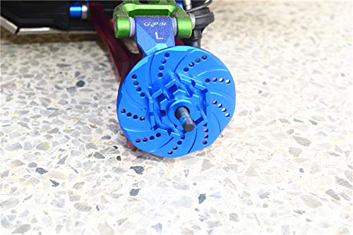 GPM for TRAXXAS 1/10 MAXX Monster TRUCK-89076-4 Aluminum +2MM HEX Brake Disk -4PC Set (Green)