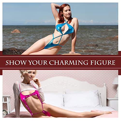 Zhanmai Womens g String Thong Bikini Women's Exotic Lingerie Sets Swimwear for Beach Party4