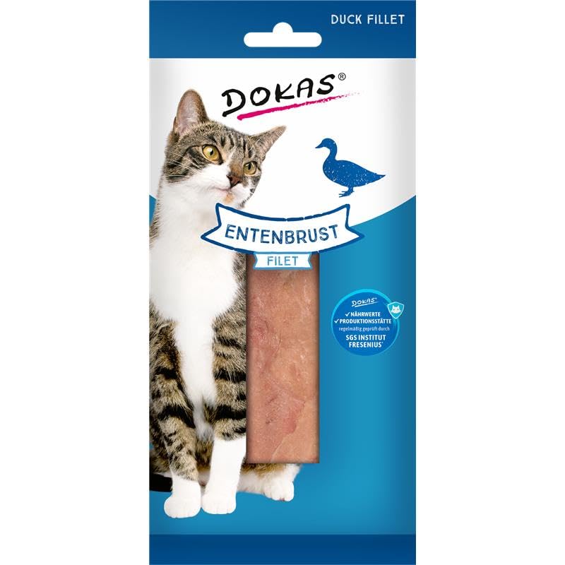 Dokas Cat Snack Entenbrust Filet | 9X 22g