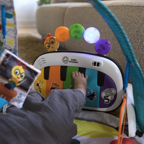 Image of Baby Einstein Kickin Tunes 5-in-1 Bundle, Music & Language Discovery Gym & Take Along Musical Baby Toy, for Ages 0 Months and Up