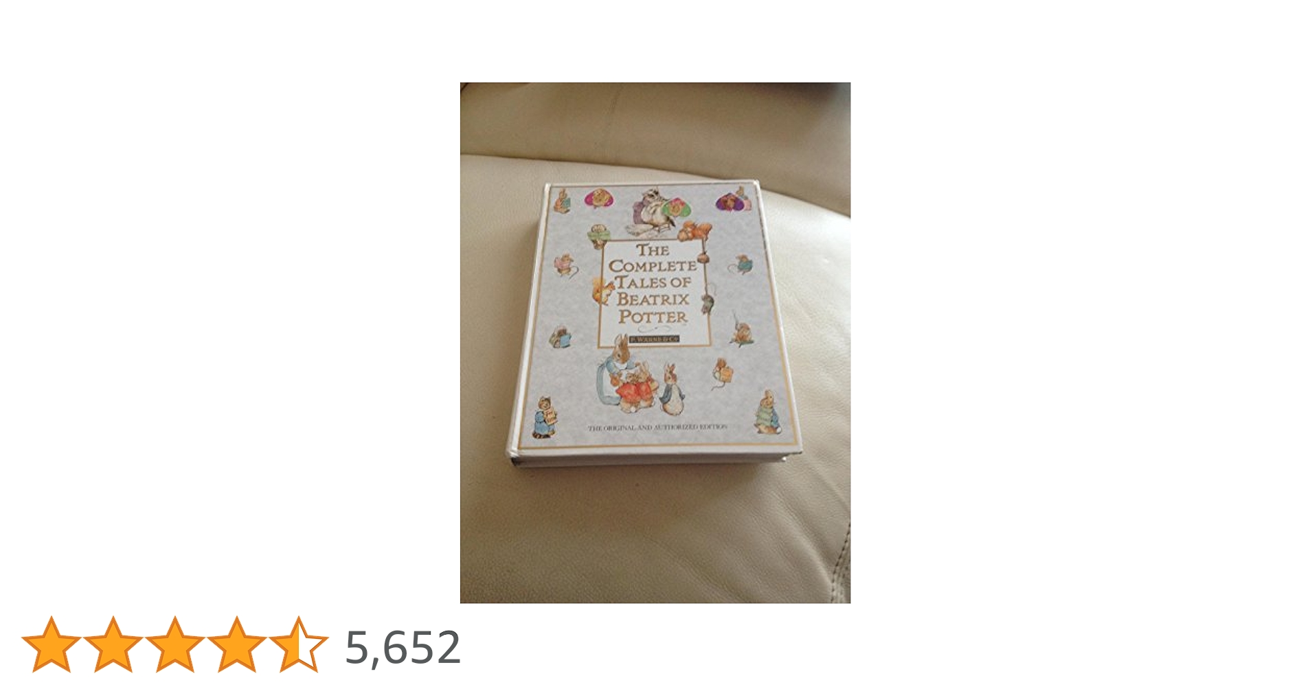 Complete Tales Of Beatrix Potter: Potter, Beatrix