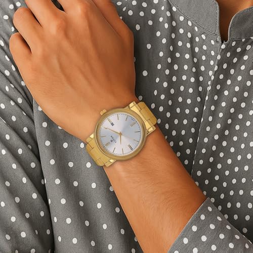 Titan Analog OffWhite Dial Men's Watch NM1712YM02 / NL1712YM02 - Image 5