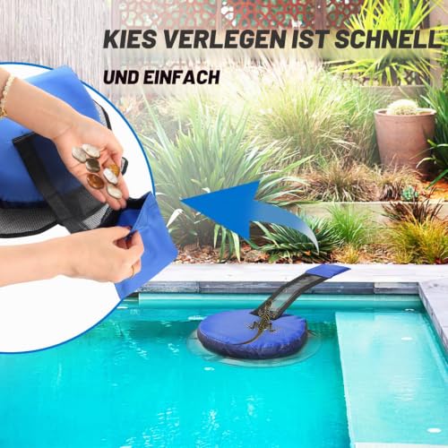 dellyy Ausstiegshilfe Pool für Tiere, Pool Ausstiegshilfe Tiere, Schwimmende Rampe Rettungen, Tierrampe Kleintier Swimming Fluchtrampe(1 Stück)