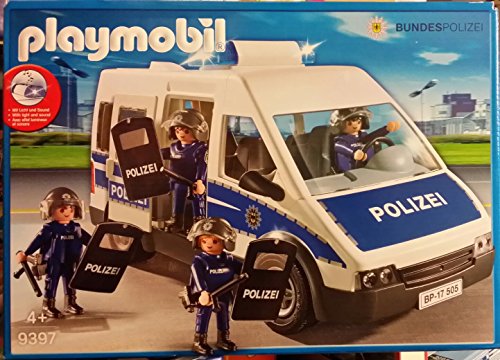 Preisvergleich Produktbild Playmobil 9397 Bundespolizei - Mannschaftswagen .