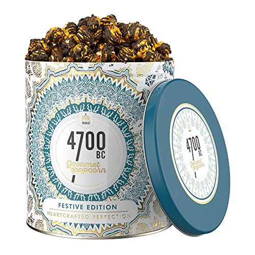 Image of 4700BC Gourmet Popcorn, Mocha Walnut Chocolate, Tin, 650g