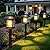 Benany Solar Pathway Lights Outdoor, 12 Pack Upgraded LED Waterproof Solar Outdoor Lights, Outside Driveway Garden Landscape Walkway Path Yard Lawn Decor