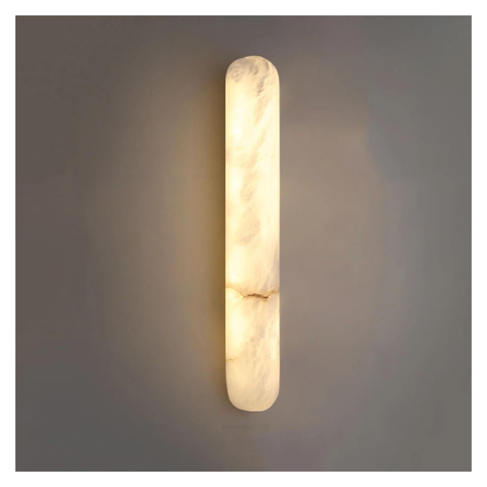 KUNYOS Long Oval Wall Lamp Luxury LED Sconces for Living Room Bedside Staircase Aisle Lighting Fixture(Warm White (2700-3500K),D5XH60CM)