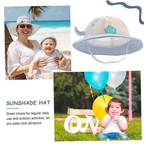 1pc Dinosaur Hat Baby Boy Summer Hat Breathable Mesh s for Babies for Kids Baby Bonnet4