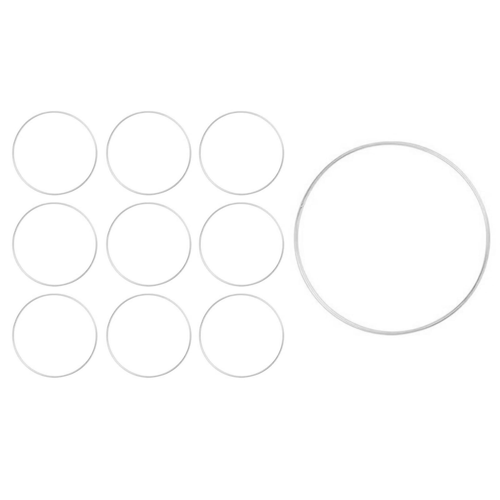 10Pcs Iron Dream Catcher Craft Hoops Metal Dream Catcher Rings for Wedding Home Decoration and Wreath Making Projects Wedding
