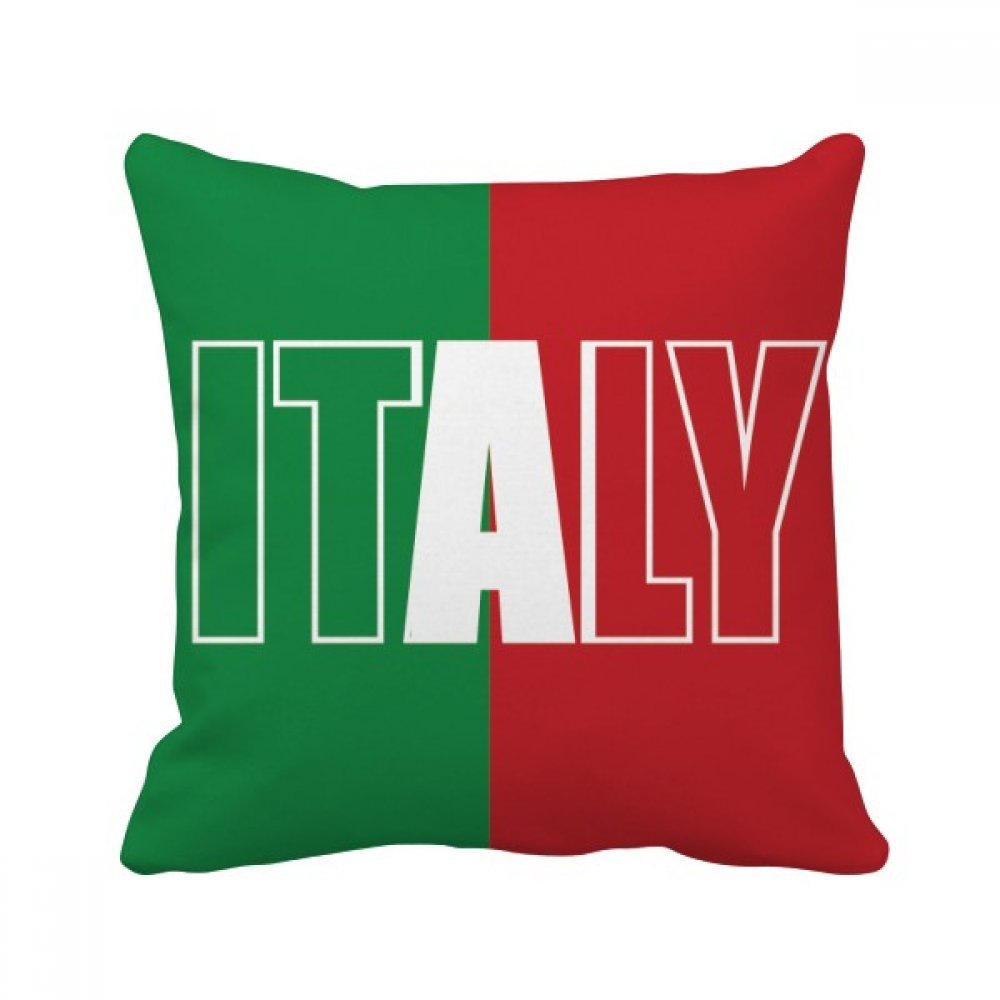 Oreiller Italie multicolore 40x40 cm pour une ambiance de salon chaleureuse