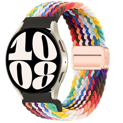 磁気編組 コンパチブル Samsung Galaxy Watch 6/6 Classic/5/5 pro/4/4 Classic/3 41mm/Active 2/Active for Amazfit gtr 42mm/gtr mini/gts4 mini