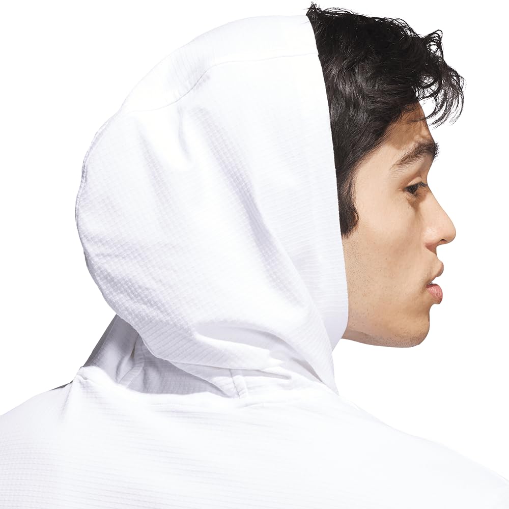 adidas Męska bluza z kapturem Ultimate365 Elevated, biała, 3XL