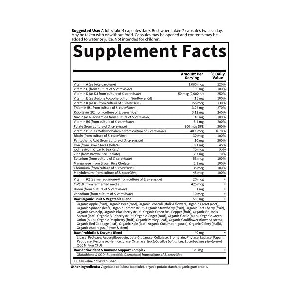 Garden-of-Life-Multivitamin-for-Women-Vitamin-Code-Womens-Multi-240-Capsules-Whole-Food-Womens-Multi-Vitamins-Iron-Folate-not-Folic-Acid-Probiotics-Vegetarian-Supplements-for-Womens-Energy Garden of Life Multivitamin for Women, Vitamin Code Women's Multi - 240 Capsules, Whole Food Womens Multi, Vitamins, Iron, Folate not Folic Acid & Probiotics for Womens Energy, Vegetarian Supplements