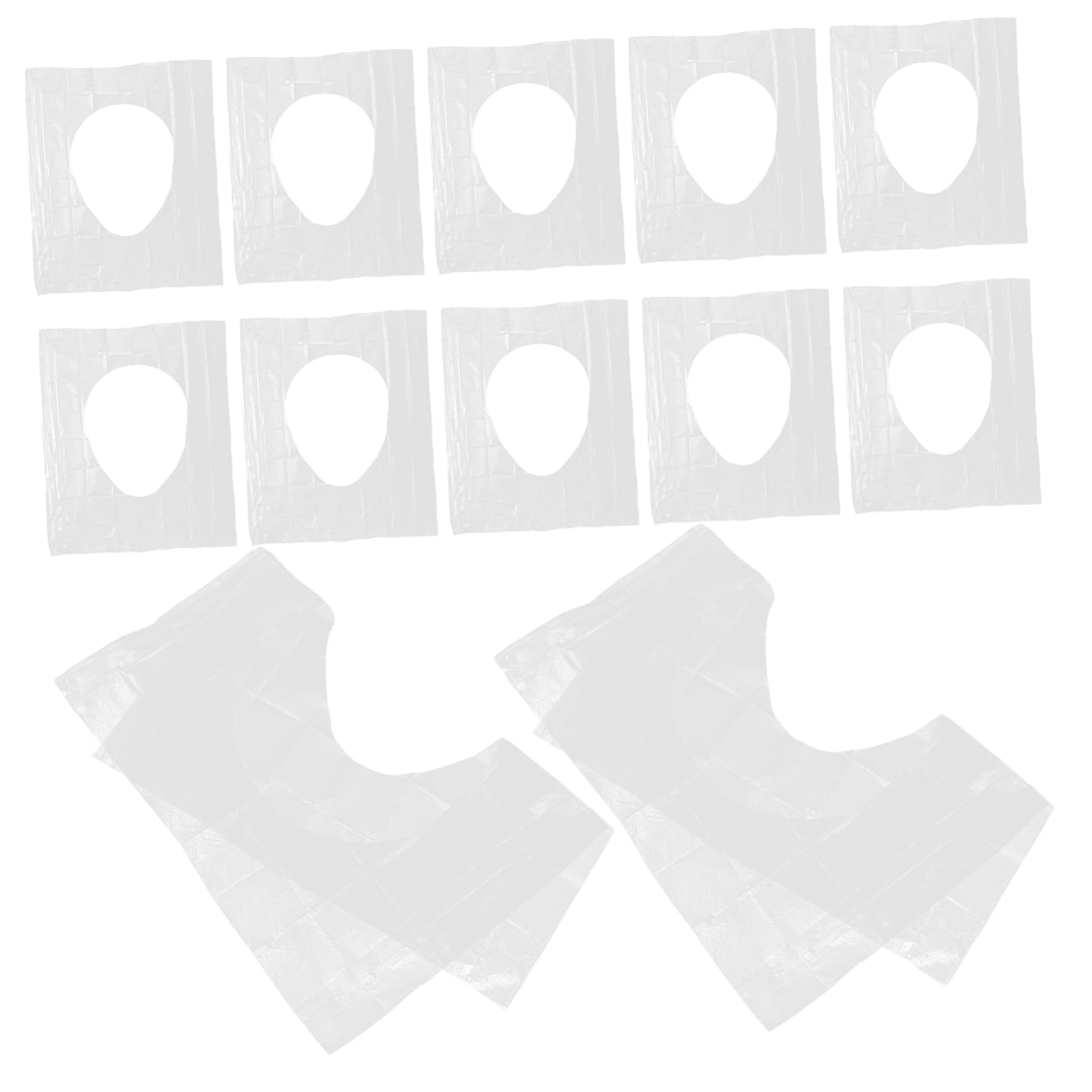 Gogogmee Travel Toilet Seat Cover 50pcs Disposable Seat Covers Safe Material Water-Soluble Individually Packaged for Travel