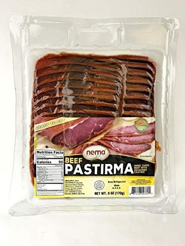 Nema Sliced HALAL Pastirma 4 oz. TURKISH pASTIRMA BASTRAMI