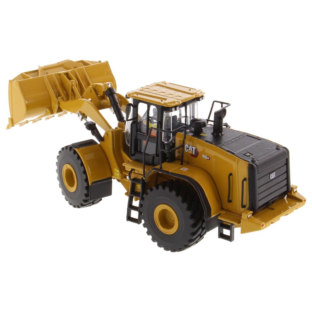 DM DIECAST MASTERS- Diecast Masters 85682-Pala gommata Caterpillar, Next Gen Cat 966GC, Scala 1:50, Circa 6,6 x 7,3 x 18,2 cm, da 14 Anni, Colore Yellow, 85682